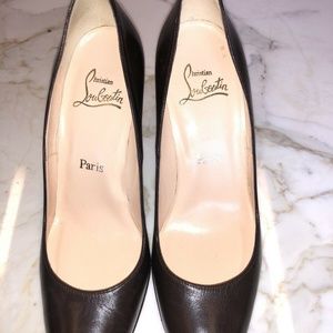 Christian Louboutin Round Toe Red Sole Pumps